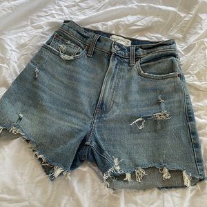 Abercrombie Curve Love Denim Shorts